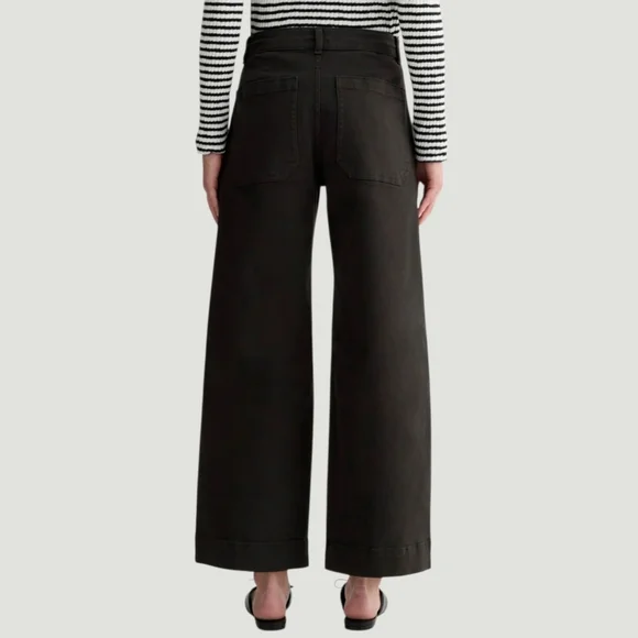 Everlane Utility Wide Leg Pants Black Size 4 - Picture 6 of 11